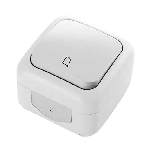 IP44 Sıva Üstü Zil Anahtarı Suya Dayanıklı Nemli Ortamlar İçin Komütatör - 2