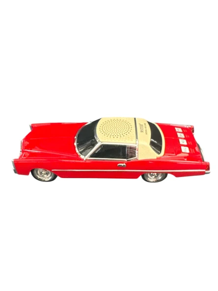 WSTER WS-1966 Araba Görünümlü Taşınabilir Kablosuz Bluetooth Hoparlör - 2