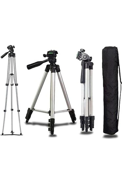 330a Tripod 135cm Telefon Ve Kamera Tutacağı ve Çanta