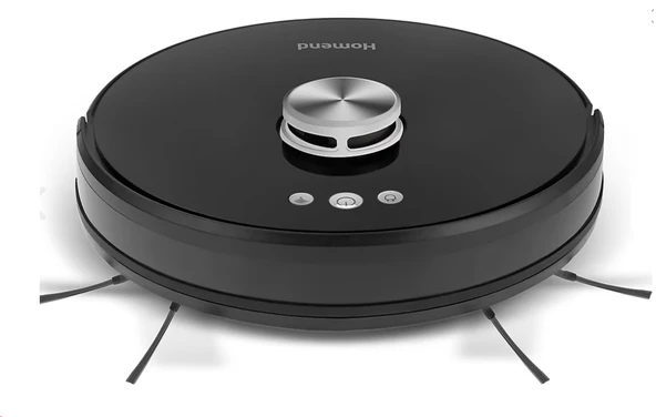 Homend Alex Laser Pro 1283H Siyah Mop Akıllı Robot Süpürge