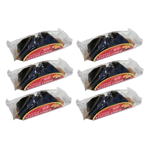 İpek Pişmaniye Kestane Dolması 80 gr x 6 Adet