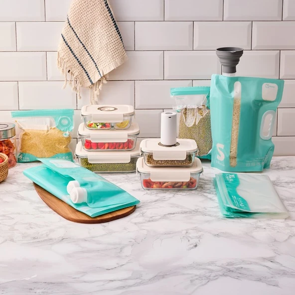 Aryıldız Vacuum Fresh 25 Parça Saklama Kabı Seti - 3