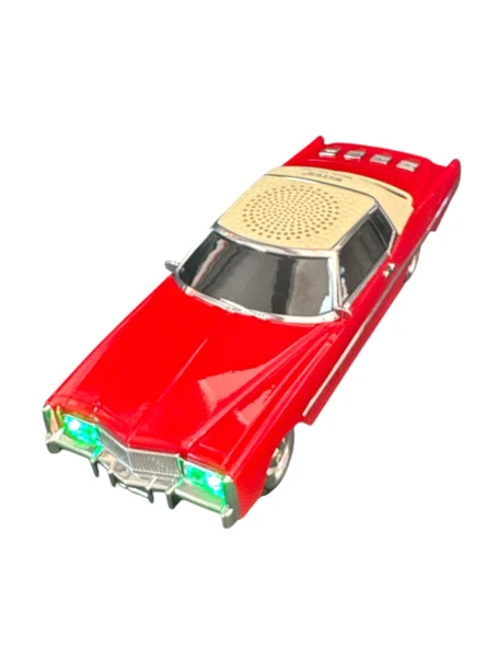 WSTER WS-1966 Araba Görünümlü Taşınabilir Kablosuz Bluetooth Hoparlör