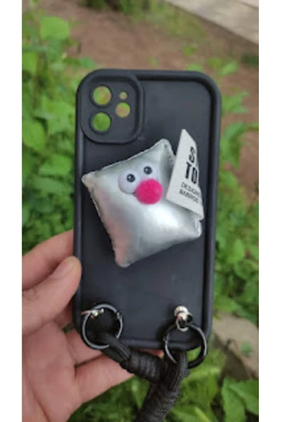 İPHONE 11 RENKLI DARBE KORUMALI BİLEKLİKLİ KILIF