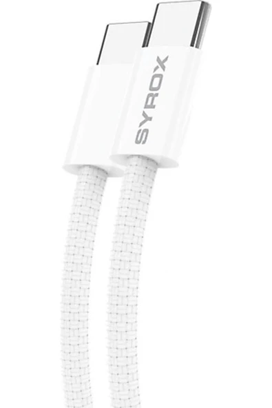 Samsung Galaxy S21 Ultra Yerli üretim C146 60W Örgü Type-C Type-C Şarj Data Kablosu - 2