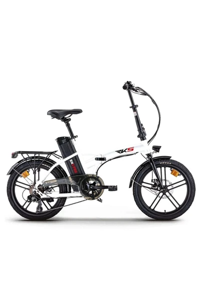 RKS BN5 Pro 250 W Beyaz Katlanabilir Elektrikli Bisiklet