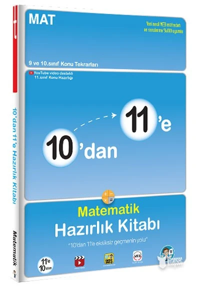 10 dan 11 e Matematik Hazırlık Kitabı Tonguç Akademi
