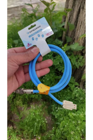 iPhone 7 Plus uyumlu SMC-L Ligtning 1 Metre 3.1A İphone Hızlı Şarj Kablosu, 180 Derece Şarj Kablosu - 3