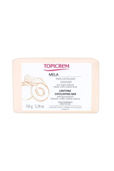 Topicrem Mela Unifying Exfoliating Bar Sabun  150 gr