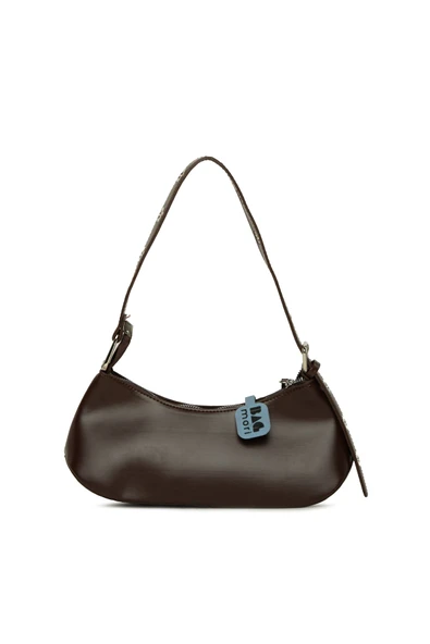 Bagmori Kahverengi Kemer Aksesuarlı Askı Detaylı Baget Çanta - 3