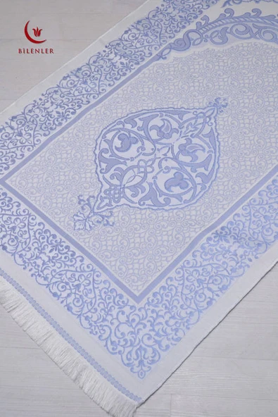 Pamuk Tafta Seccade Mavi - Resim 3