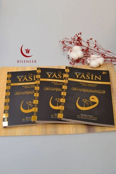 Türkçe Okunuşlu ve Mealli Sesli Yasin Dua Kitabı Orta Boy Fihristli - Resim 6