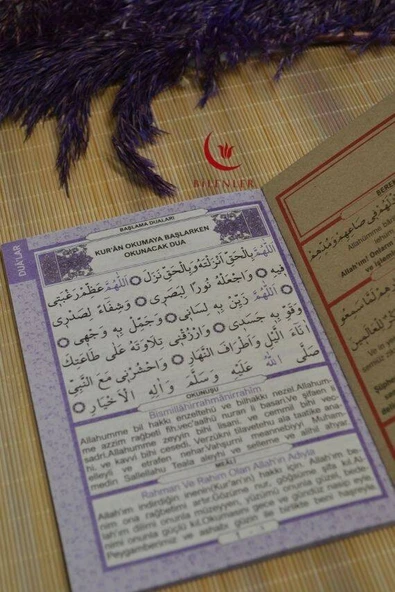 Mevlit Hediyeliği 41 Yasin Bilgisayar Hatlı Türkçe Okunuş Mealli ve Sesli 5 Adet Mor - Resim 2