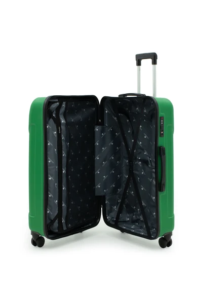 Petra Lüx 2'li Abs Valiz Seti Büyük & Küçük - Yeşil - 3
