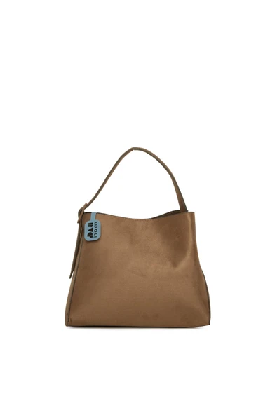 Bagmori Vizon Mini Kemerli Süet Çanta - 3