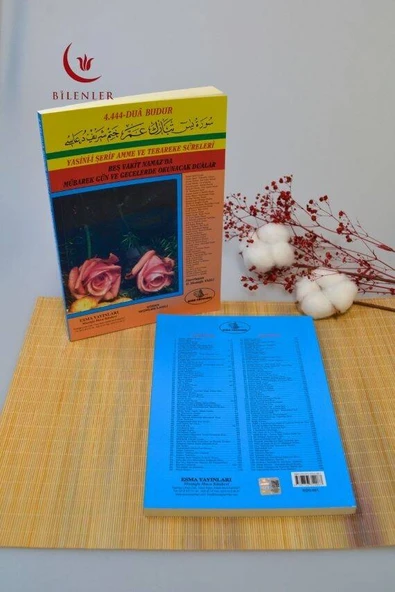 Beş Vakit Namazda Mübarek Gün ve Gecelerde Okunacak Dualar Yasin-i Şerif Tebareke ve Amme Sureleri Orta Boy - Resim 6