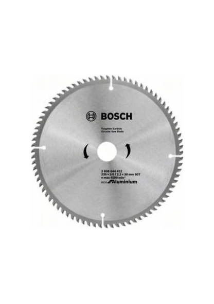 Bosch Eco Alüminyum Daire Testere Bıçağı 235x30x3 80 Diş 2 608 644 422