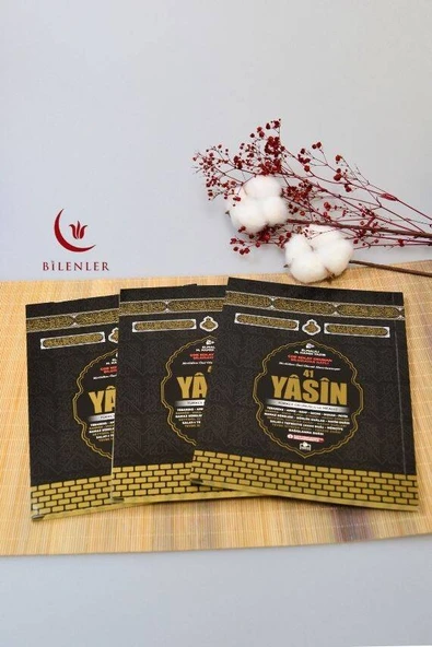Mevlitlere Özel Çok Kolay Okunan Bilgisayar Hatlı Türkçe Okunuşlu ve Mealli 41 Yasin Dua Kitabı ürün görseli