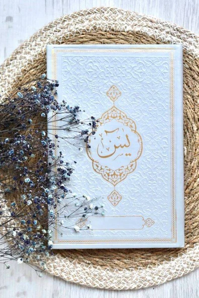 Orta Boy Termo Deri Yasin-i Şerif Kitabı Mavi ürün görseli