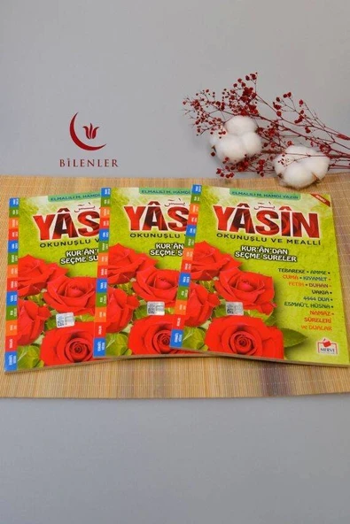 Okunuşlu ve Mealli Yasin Dua Kitabı Orta Boy - Resim 5