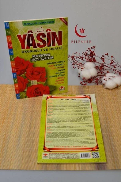 Okunuşlu ve Mealli Yasin Dua Kitabı Orta Boy - Resim 7