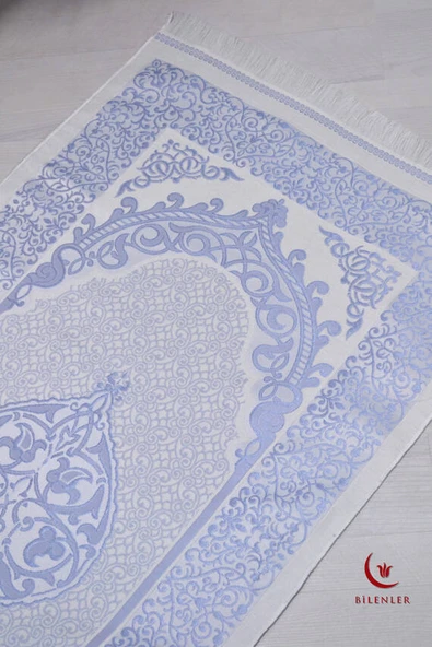 Pamuk Tafta Seccade Mavi - Resim 2