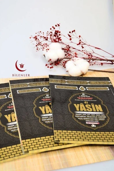 Mevlitlere Özel Çok Kolay Okunan Bilgisayar Hatlı Türkçe Okunuşlu ve Mealli 41 Yasin Dua Kitabı - Resim 2
