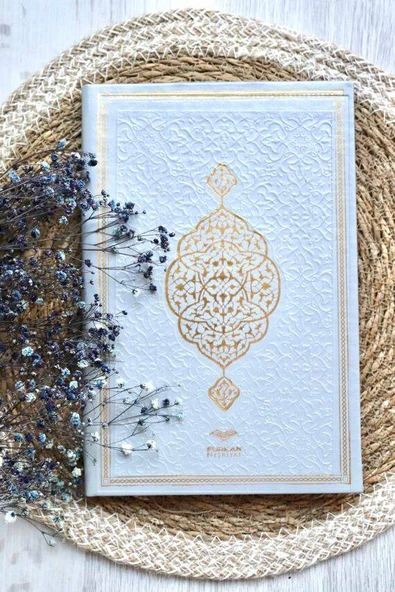 Orta Boy Termo Deri Yasin-i Şerif Kitabı Mavi - Resim 2