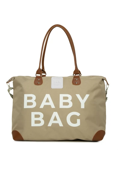 Bagmori Vizon Baby Bag Baskılı Garnili Anne Bebek Çantası
