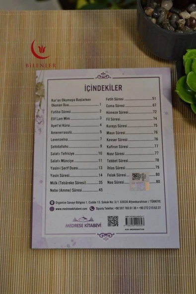 Mevlit Hediyeliği 41 Yasin Bilgisayar Hatlı Türkçe Okunuş Mealli ve Sesli 5 Adet Mor - Resim 4