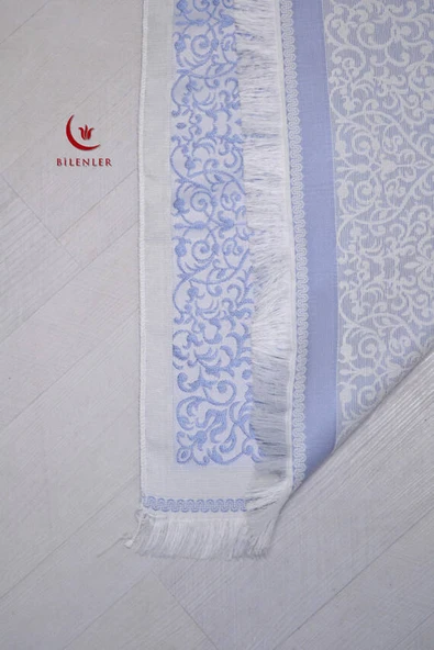 Pamuk Tafta Seccade Mavi - Resim 4