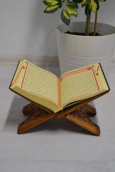 Kur’an-ı Kerim Rahlesi Selçuklu Desenli– Küçük Boy (18X45cm) Oyma İşçilikli - Resim 2