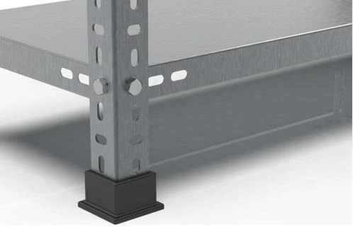 5 Katlı 3'lü Bitişik Paslanmaz Krom Raf - Inox Soğuk Oda Rafı, Buzhane Rafı  31x93 cm 200 cm 0.70 mm - Resim 4