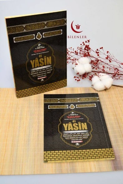 Mevlitlere Özel Çok Kolay Okunan Bilgisayar Hatlı Türkçe Okunuşlu ve Mealli 41 Yasin Dua Kitabı - Resim 3