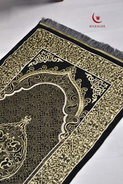 Pamuk Tafta Seccade Siyah - Resim 3