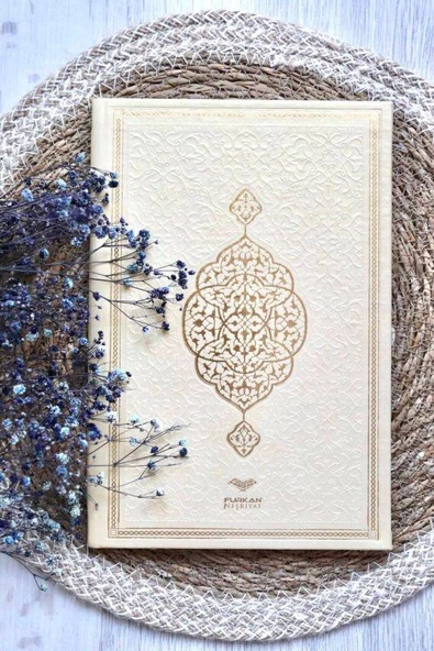 Orta Boy Termo Deri Yasin-i Şerif Kitabı Gold - Resim 2