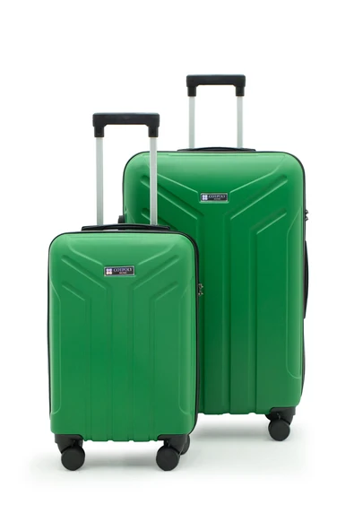 Petra Lüx 2'li Abs Valiz Seti Büyük & Küçük - Yeşil