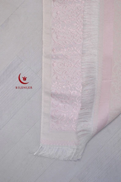 Pamuk Tafta Seccade Pembe - Resim 4