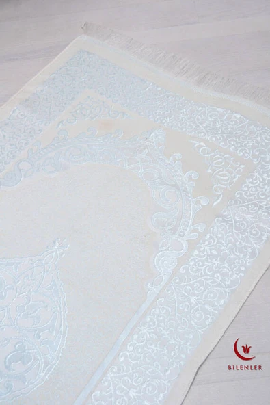 Pamuk Tafta Seccade Beyaz - Resim 3