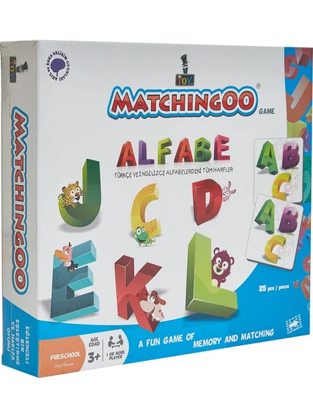 Matchingoo Memory Game Hafıza Oyunu Alfabe