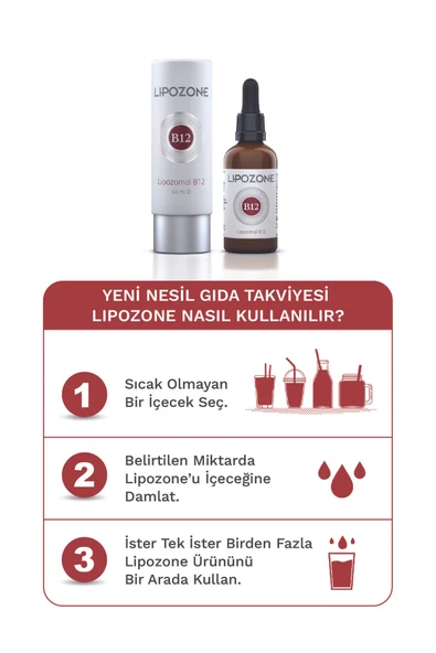 Lipozone Vitamin B12 60 ml Damla - 3