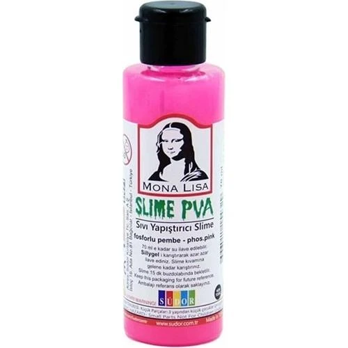 MONALİSA SIVI SLİME 70ML FOSFORLU PEMBE
