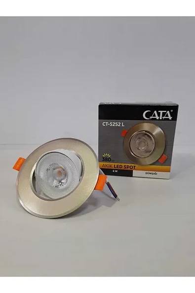 Cata CT-5204 7W Akik LED Spot Lamba Gömme Tavan Şık Tavan Aydınlatma 3200K Günışığı - 4