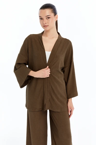 Kadın Kimono Pantolon Takım - 5