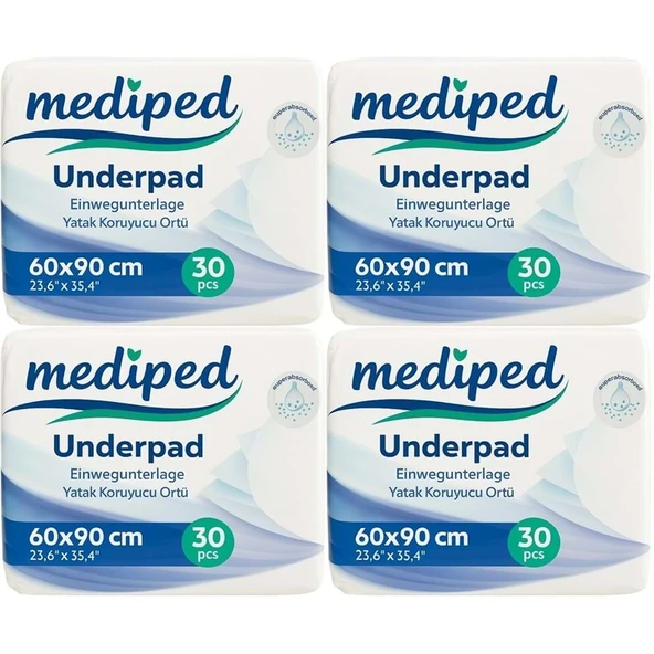 Mediped Hasta Alt Açma Yatak Koruyucu Örtü 60*90CM Klasik 120 Adet (4PK*30) ürün görseli