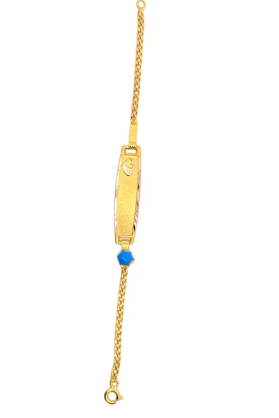 Cigold Taşlı Çocuk Bileklik 14 Ayar Altın 1.49 Gr OA-C11203029258 - 3