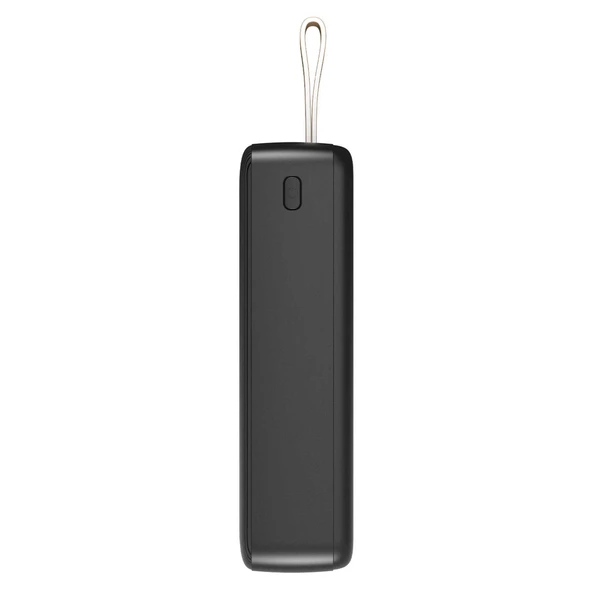 S-link G330 30000mAh QC3.0 PD20W LCD Şeffaf 18W Siyah Taşınabilir Powerbank - 6