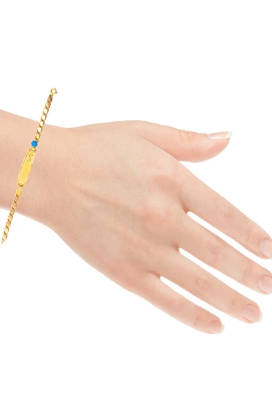 Cigold Taşlı Çocuk Bileklik 14 Ayar Altın 1.92 Gr OA-C11203029247 - 4