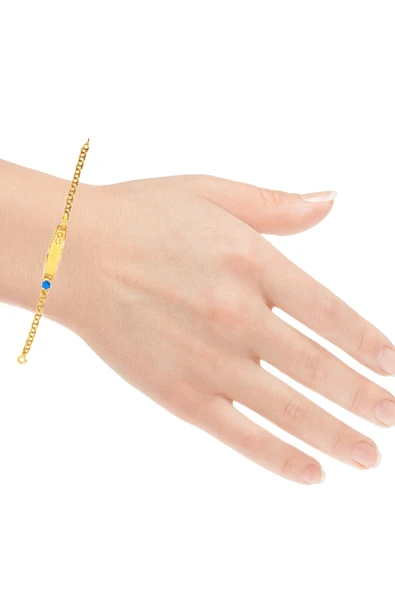 Cigold Taşlı Çocuk Bileklik 14 Ayar Altın 1.67 Gr OA-C11203029253 - 4