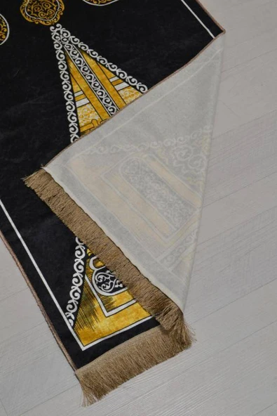 Pratik ve Taşınabilir İpek Dokulu Çantalı Seccade- KB1001 - Resim 4